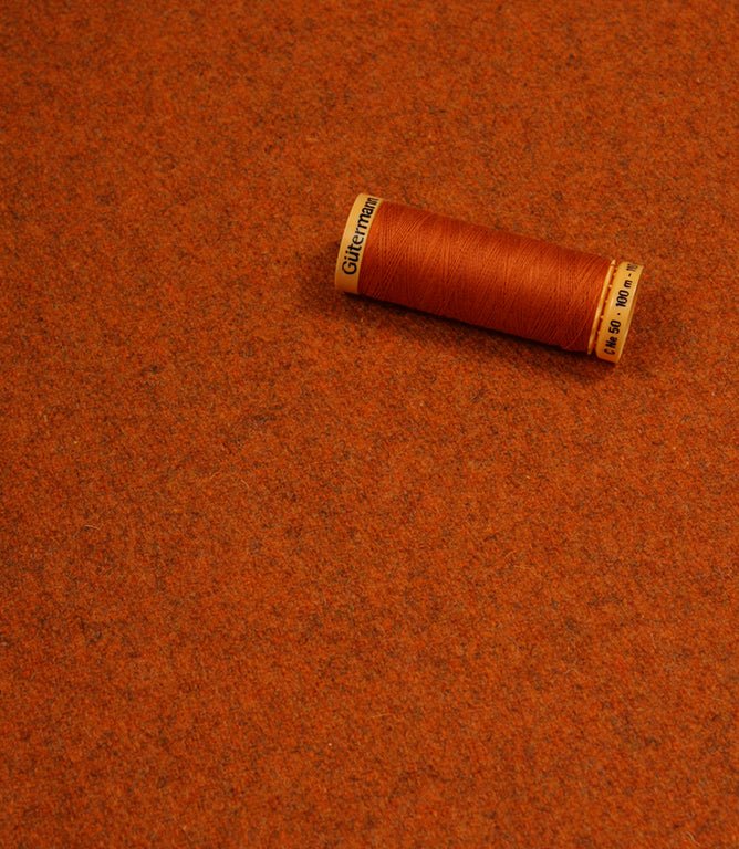 Morris Wool Fabric / Squash - Just Fabrics