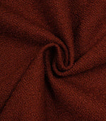Ethena Boucle FR Fabric / Rust - Just Fabrics
