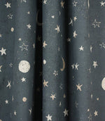 Moon Stars Fabric / Midnight - Just Fabrics