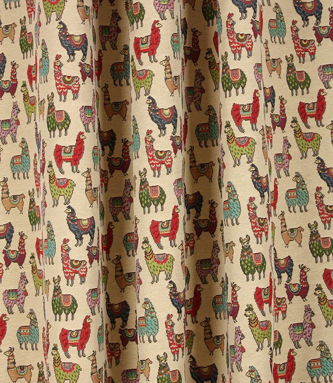 Alpaca Mini Tapestry Fabric / Multi - Just Fabrics