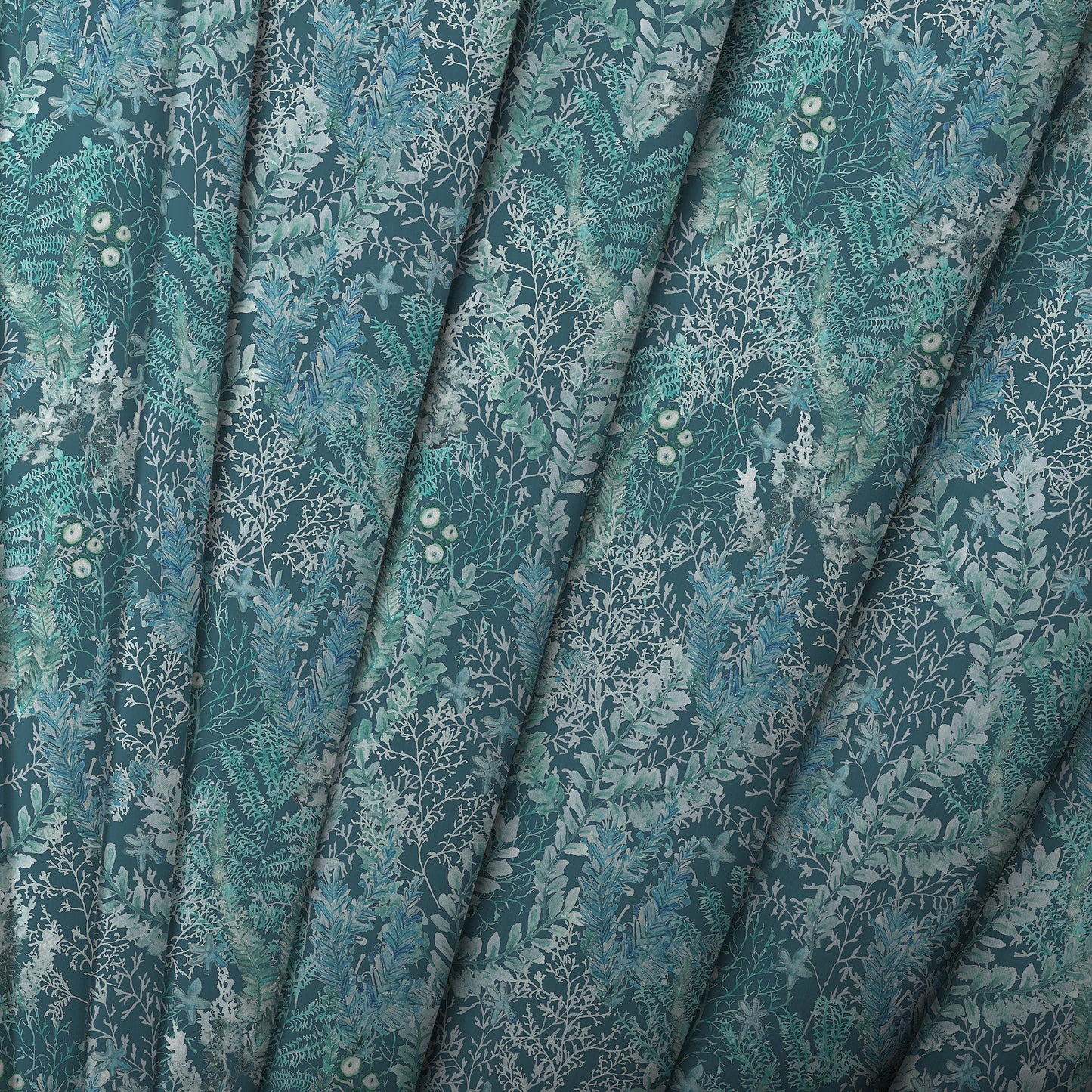 Valetta Fabric / Teal - Just Fabrics