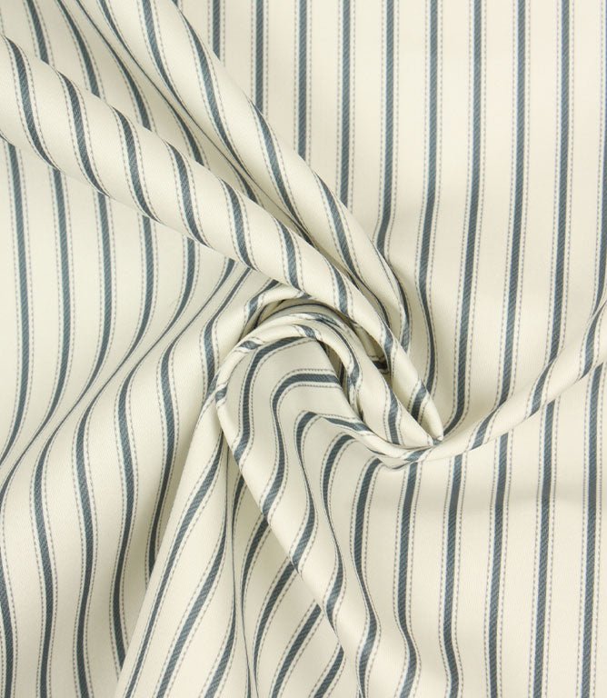 JF Ticking Deluxe Lining Fabric / Navy - Just Fabrics