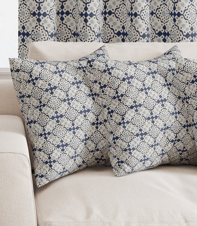 Bramble Croft Fabric / Indigo - Just Fabrics