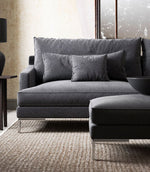 Ripley Chenille FR Fabric / Cement - Just Fabrics