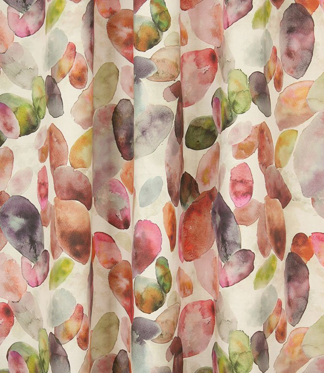 Correa Fabric / Boysenberry Cream - Just Fabrics