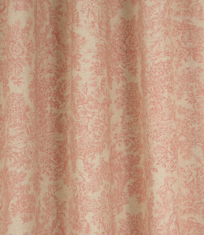 Zen Toile Fabric / Red - Just Fabrics