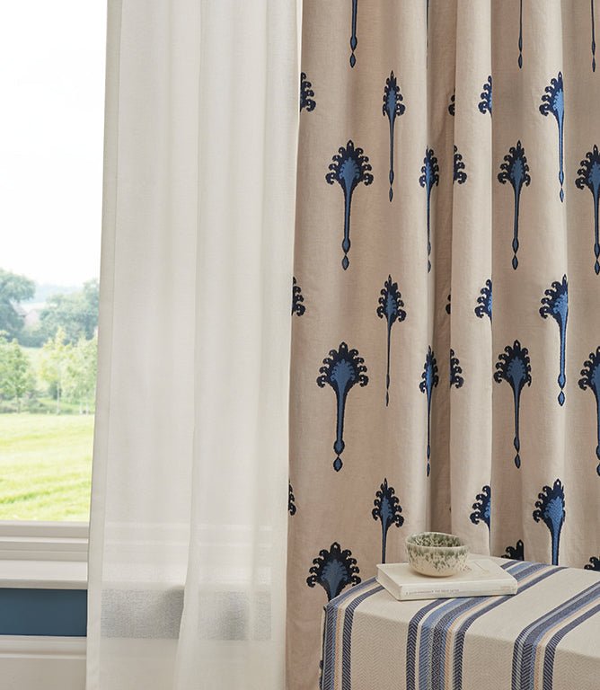 Moon Voile Fabric / Truffle - Just Fabrics