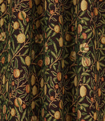 Pomegranate Tapestry Fabric / Ebony - Just Fabrics