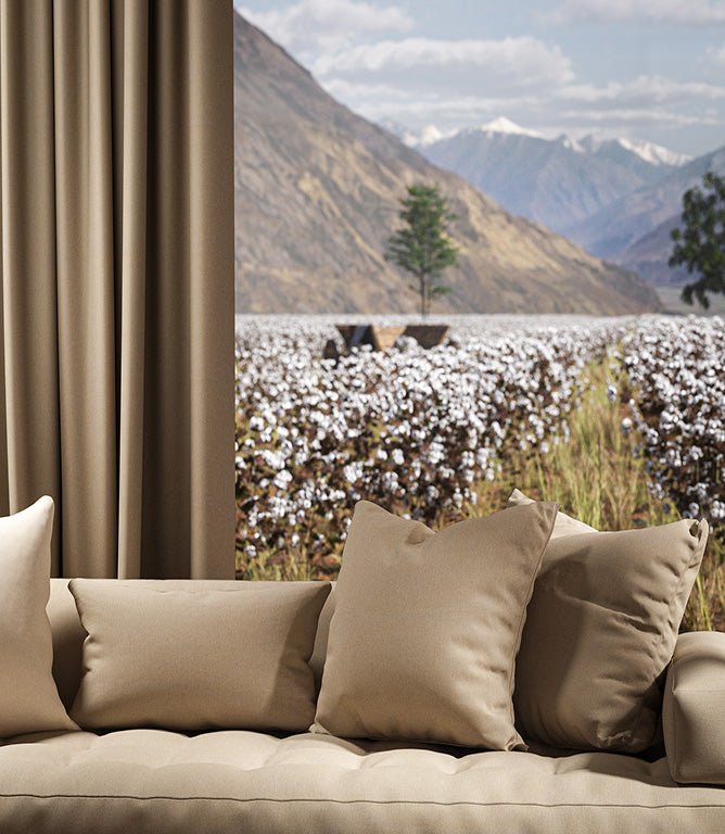 Oxford Fabric / Stone - Just Fabrics