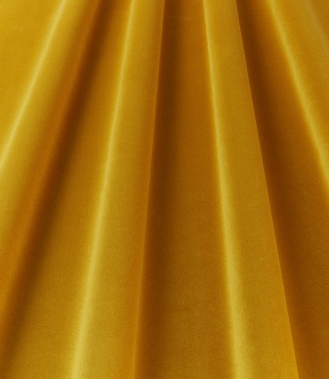 Adley FR Velvet Fabric / Ochre - Just Fabrics