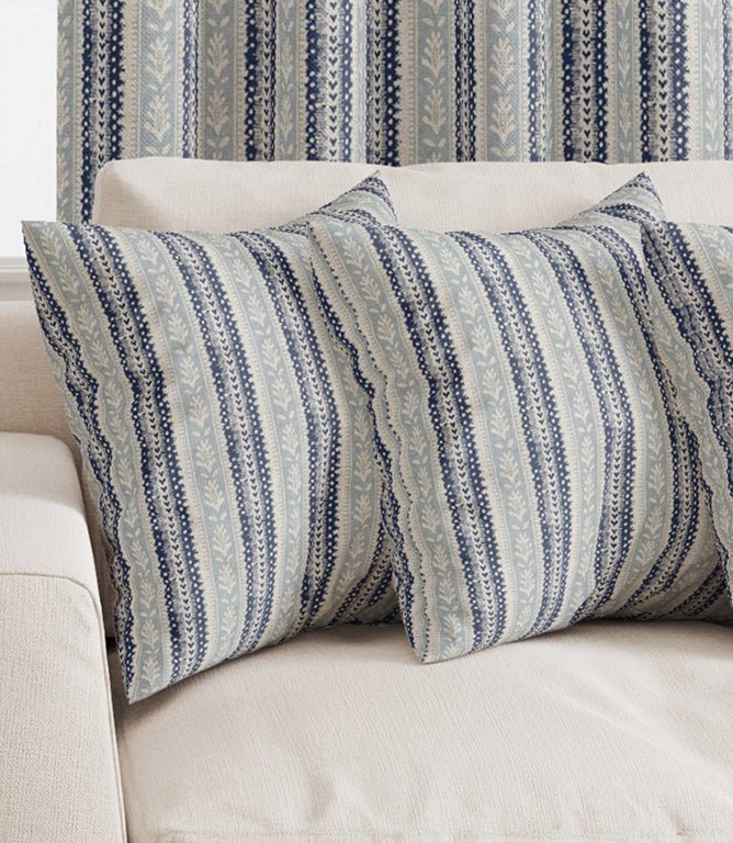 Briar Field Fabric / Indigo - Just Fabrics