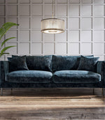 JF Vintage Velvet FR Fabric / Atlantic - Just Fabrics