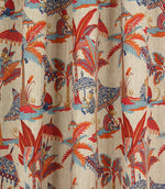 Cheeky Monkey Linen Fabric / Rouge - Just Fabrics