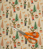 Nutcracker Noel Fabric / Linen - Just Fabrics