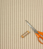 Broadway Stripe Fabric / Natural - Just Fabrics