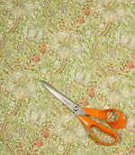 Golden Lily Outdoor Fabric / Willow - Just Fabrics