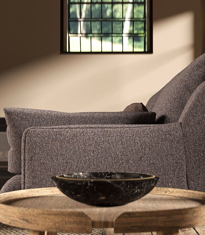 Bramley FR Fabric / Gravel - Just Fabrics