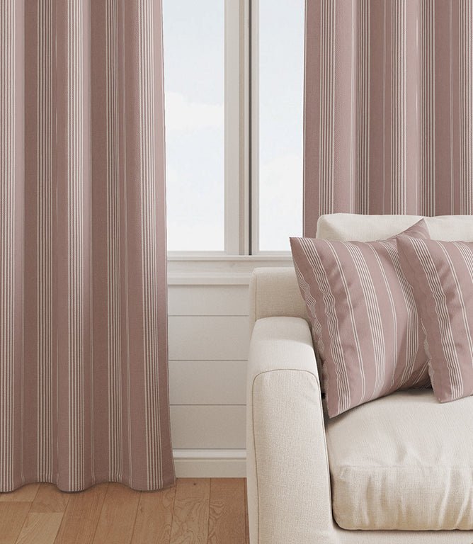 Cheltenham Stripe Fabric / Sakura - Just Fabrics
