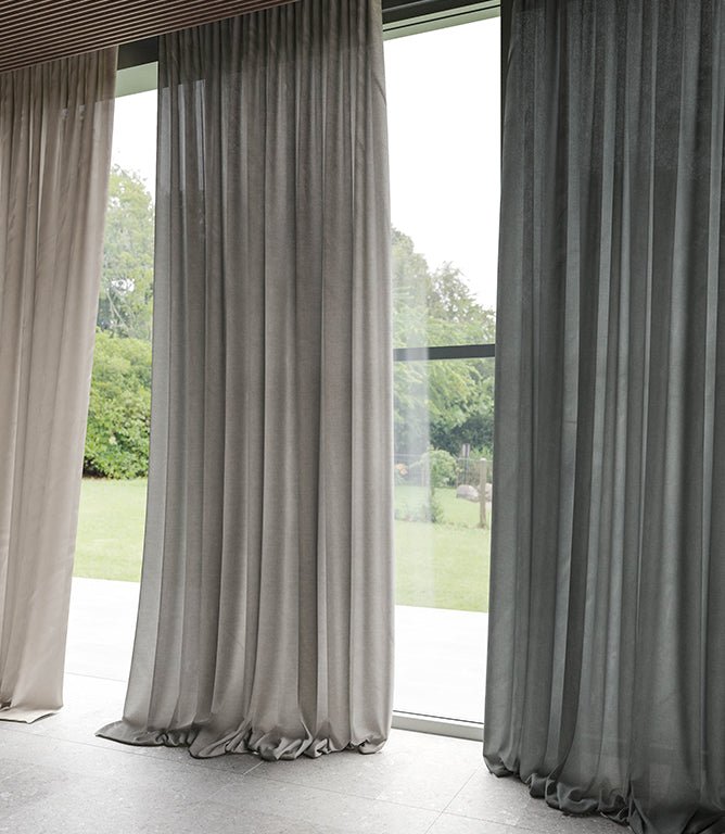 Laundered Linen Fabric / Storm - Just Fabrics