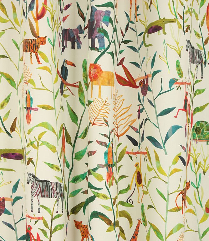 Hide And Seek Fabric / Jungle - Just Fabrics