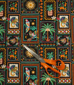 Zanara Fabric / Noir - Just Fabrics