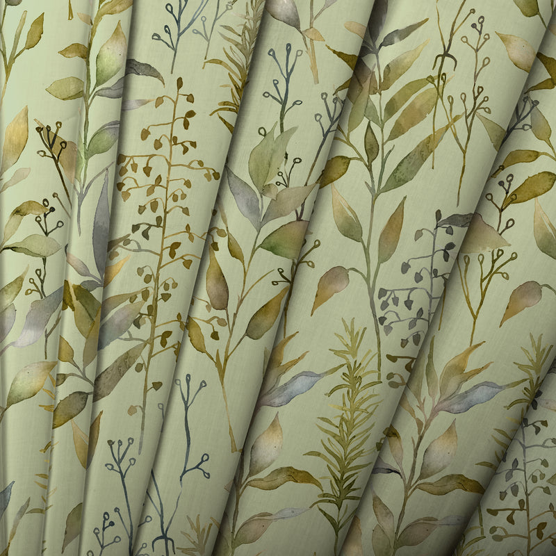 Aberduna Fabric / Sage - Just Fabrics