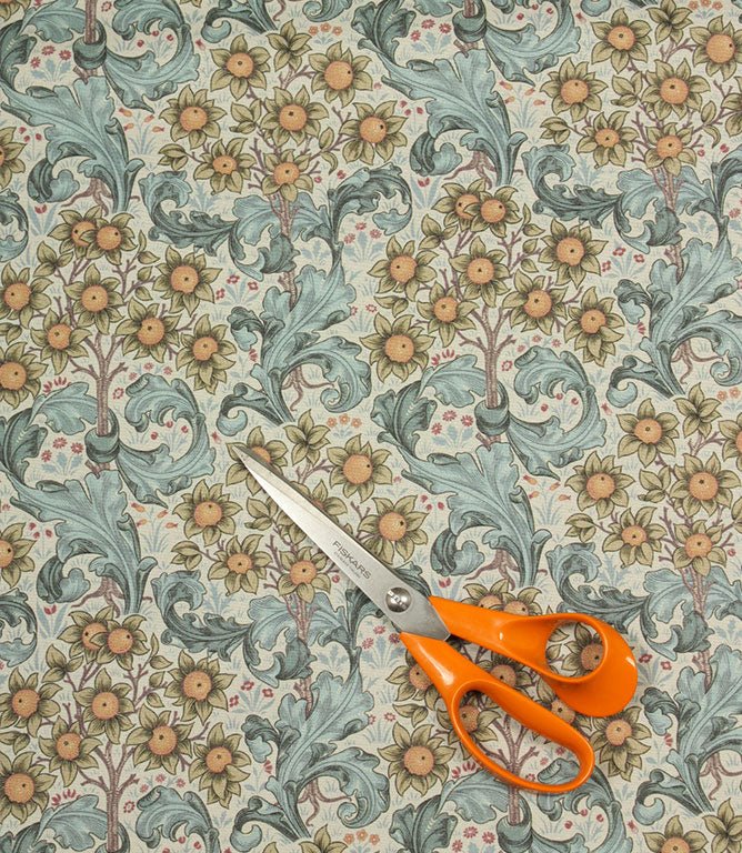 Orchid Outdoor Fabric / Azure - Just Fabrics