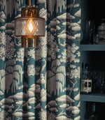 Matsu FR Fabric / Slate Blue - Just Fabrics