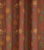 Fruit Meadow Linen Look Fabric / Red - Just Fabrics