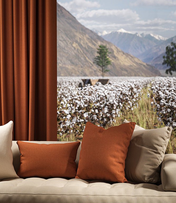 Oxford FR Fabric / Henna - Just Fabrics