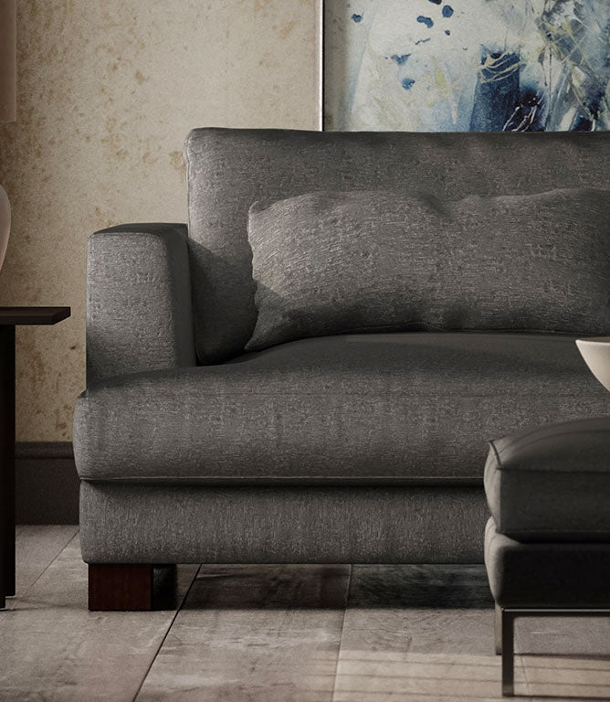 Aylesford FR Fabric / Gunmetal - Just Fabrics