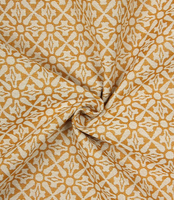 Mullion Outdoor Fabric / Ochre - Just Fabrics