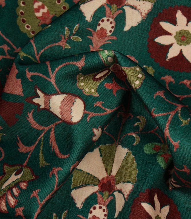 Serai Velvet Fabric / Mallard - Just Fabrics