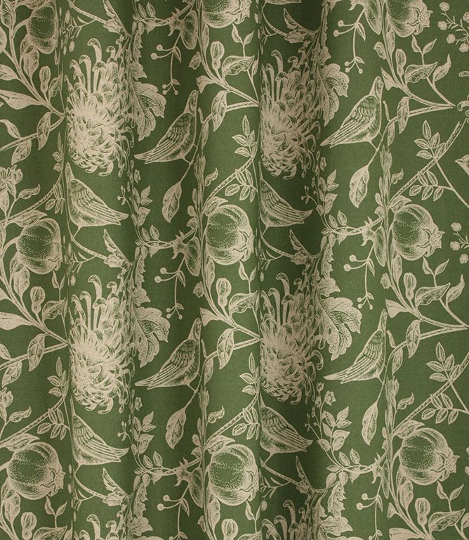 Olivia Fabric / Sap Green - Just Fabrics