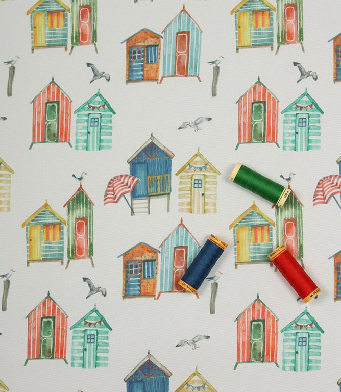 Coastal Cabins Outdoor Fabric / Multi - Just Fabrics