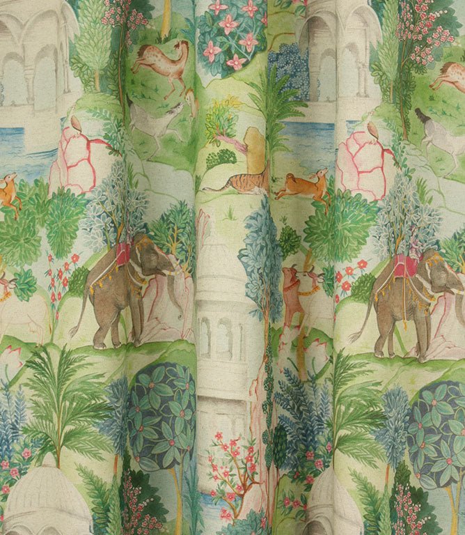 Giana Wide Fabric / Duck Egg - Just Fabrics