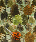 Woodvale Velvet Fabric / Willow - Just Fabrics