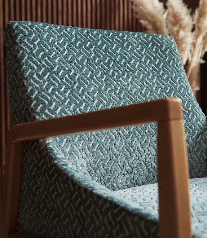 Apollo FR Fabric / Slate Blue - Just Fabrics