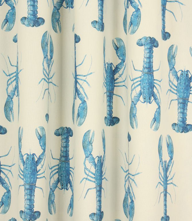 Crayfish Fabric / Blue - Just Fabrics