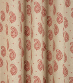 JF Paisley Fabric / Red - Just Fabrics