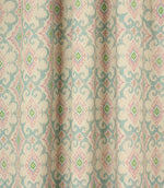 Daria Wide Fabric / Duck Egg / Soft Pink - Just Fabrics
