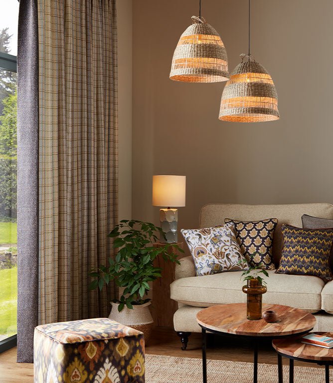 Sanchita FR Fabric / Espresso - Just Fabrics