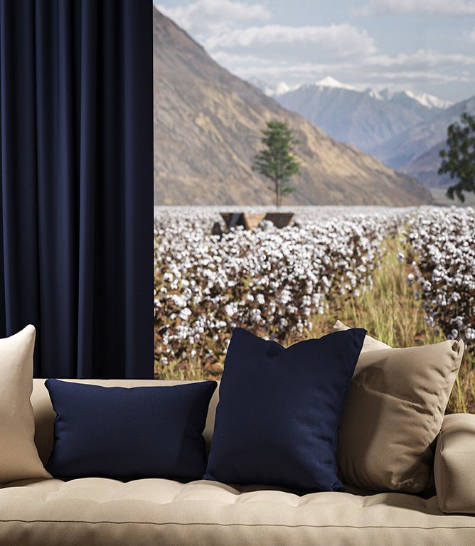 Oxford Fabric / Navy - Just Fabrics