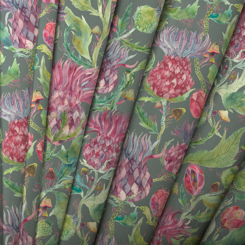 Fairytale Bristles Fabric / Forest - Just Fabrics