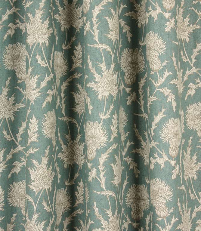 Carlina Fabric / Teal - Just Fabrics