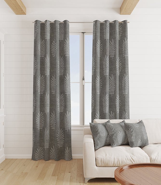 Fernleigh Fabric / Steel - Just Fabrics