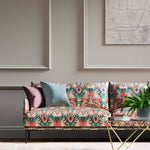 Melora Fabric / Brazilian Rosewood / Ink / Amazonia - Just Fabrics