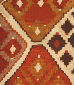 JF Kilim Acrylic Tablecloth Fabric / Rust - Just Fabrics