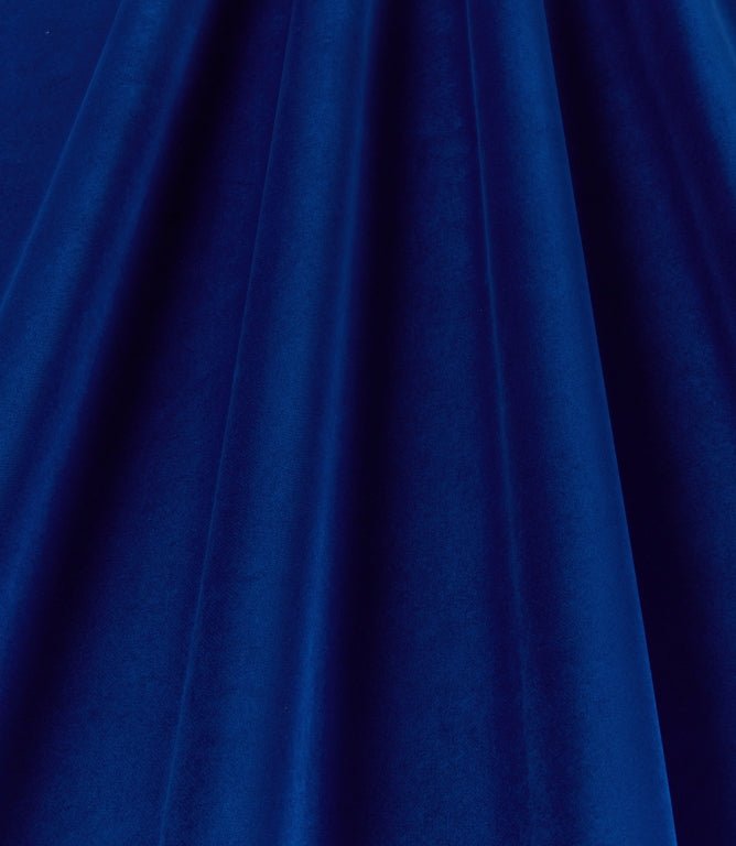 Adley FR Velvet Fabric / Cobalt - Just Fabrics