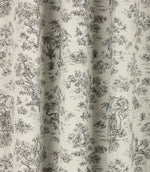 Indian Toile Fabric / Graphite - Just Fabrics